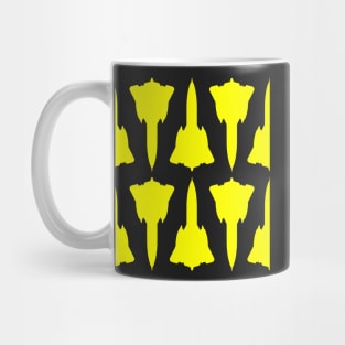 Lockheed SR-71 Blackbird - Yellow Pattern Design Mug